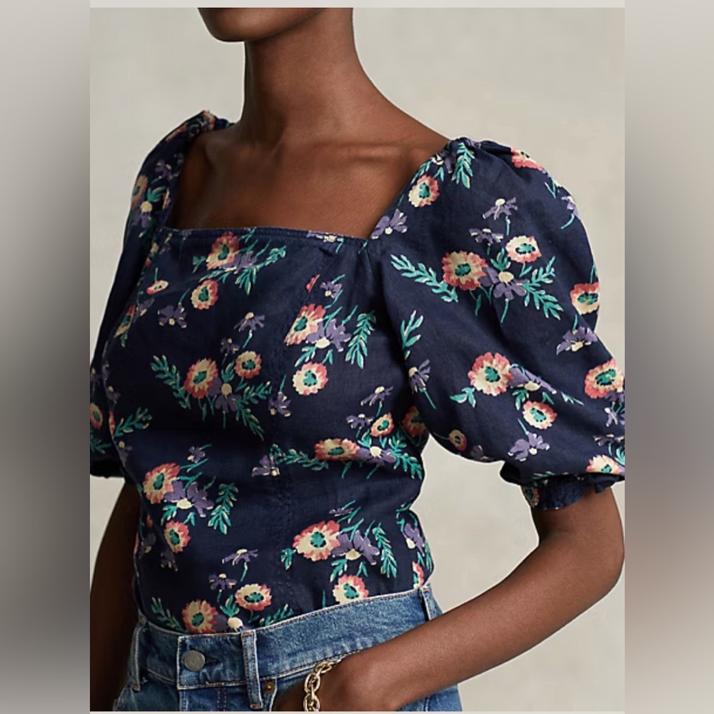 Polo Ralph Lauren blouse with flowers